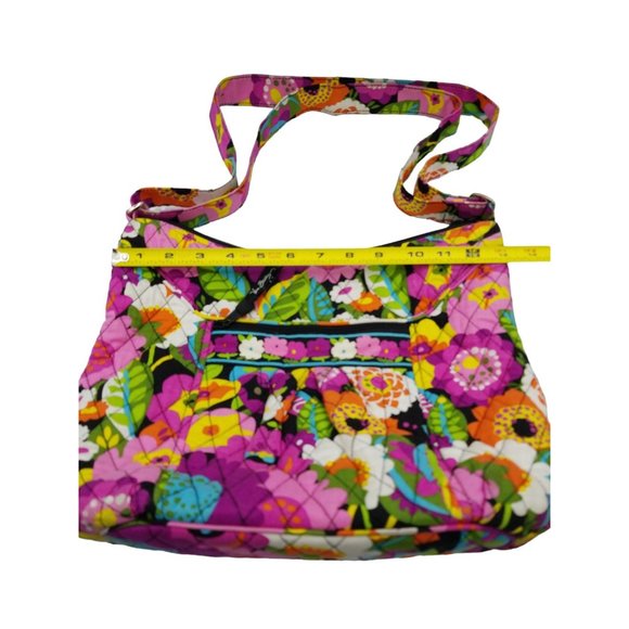 Vera Bradley Purse Va Va Bloom Colorful Floral Print Fabric Quilted Cross Body - Picture 10 of 15